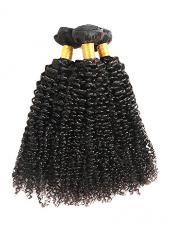 Pack Of 3 Curly Hair Extension Black