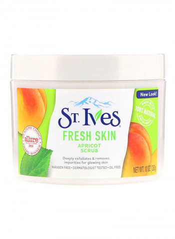Pack Of 6 Fresh Skin Invigorating Apricot Scrub 10ounce