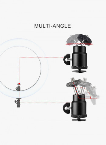 Outer Ring Light With Foldable Stand Set White/Orange