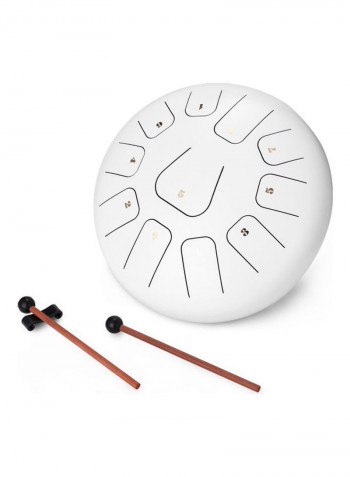 12 Inch 11-Tone Steel Tongue Drum