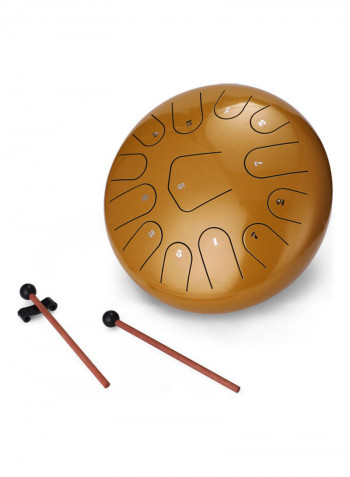 12 Inch 13-Tone Steel Tongue Drum