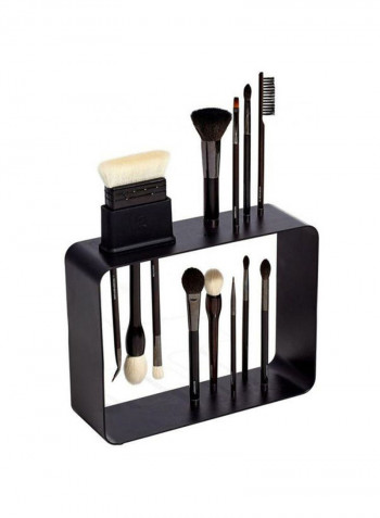 The Rae Frame Make-Up Brush Organiser Black