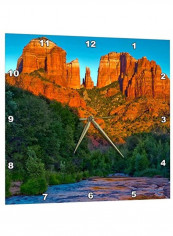 Arizona Printed Analog Wall Clock Multicolour 13x13x0.1inch