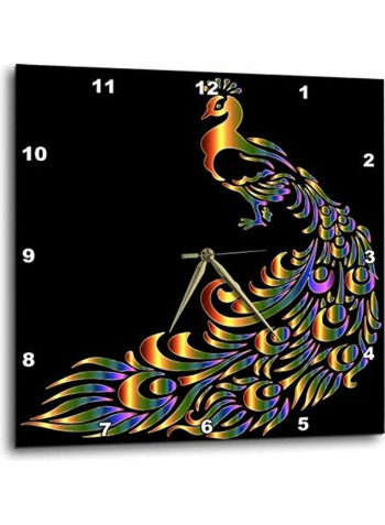 Wall Clock Multicolour 13x13inch