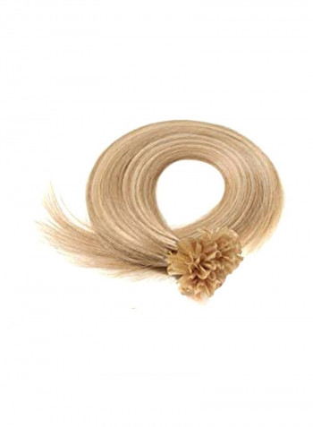 100-Strand Straight Hair Extension Set 18 Ash Blonde/613 Beach Blonde 18inch