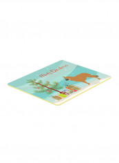 Belgian Shepherd Merry Christmas Tree Kitchen/Bath Mat Multicolour 11 x 14inch