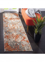 Monaco Collection Modern Area Rug Multicolour 66.04 x 182.88centimeter