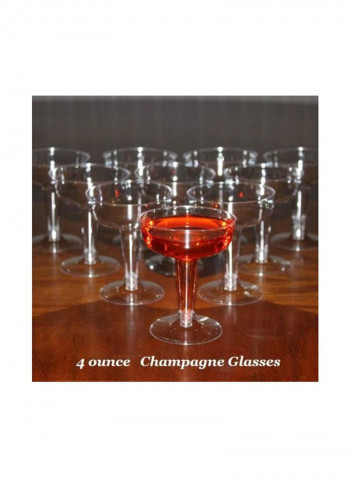 200-Piece Plastic Glass Set Clear 4ounce