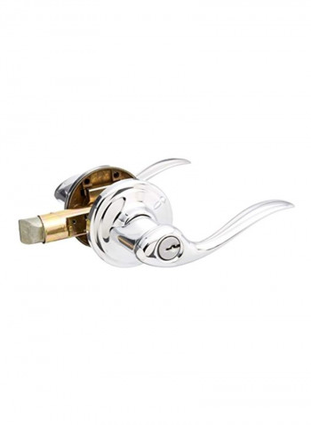 Tustin Entry Door Lock Silver/Gold