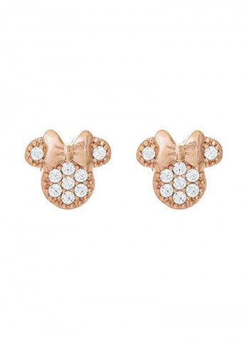 925 Sterling Silver Zircon Stud Earrings