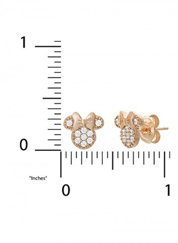 925 Sterling Silver Zircon Stud Earrings
