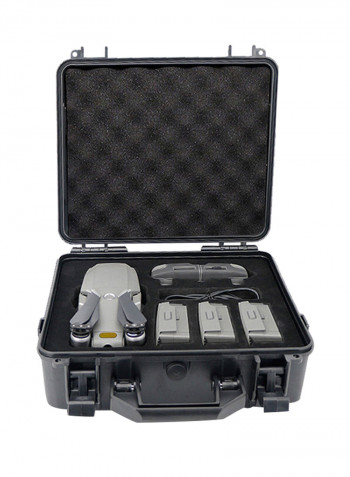 Waterproof Rugged Compact Drone Case For DJI Mavic 2 Pro Zoom 12x25x32centimeter Black