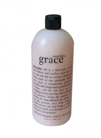 3-In-1 Amazing Grace Shower Gel, Bubble Bath And Shampoo 946.2ml