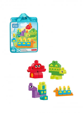 40-Piece Match My Shapes Building Set DXH34
