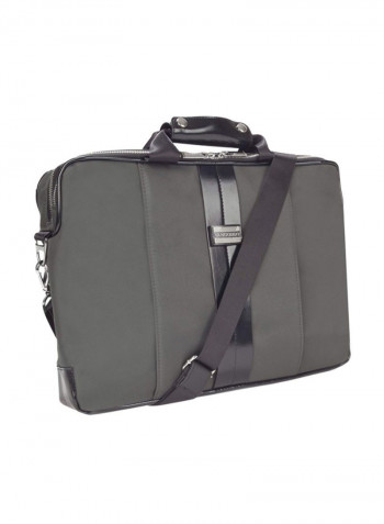 Multi-Functional Carrying Briefcase For Laptops Grey