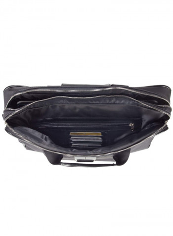 Multi-Functional Carrying Briefcase For Laptops Grey