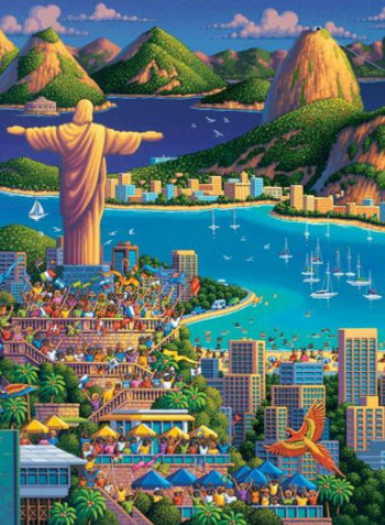 Rio De Janeiro Jigsaw Puzzle 16 x 20inch