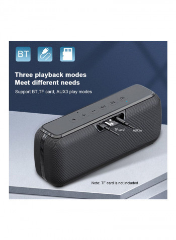 V7 Pro Bluetooth Speaker LU-VQ9-67 Black