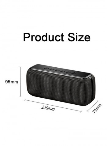 V7 Pro Bluetooth Speaker LU-VQ9-67 Black