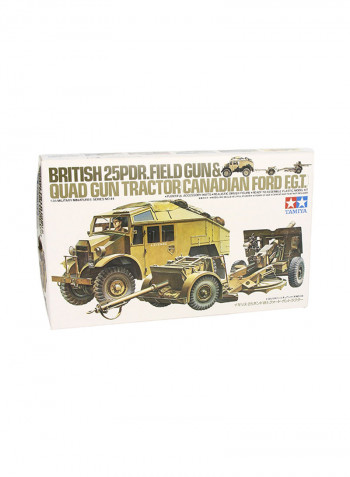 1/35 British 25Lb Gun & Quad 35.8 x 22.1 x 6.4inch