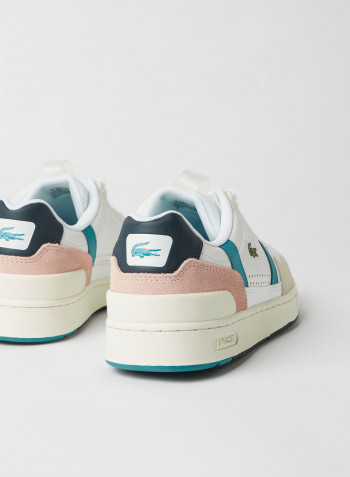 T-Clip Sneakers White/Dark Turquoise