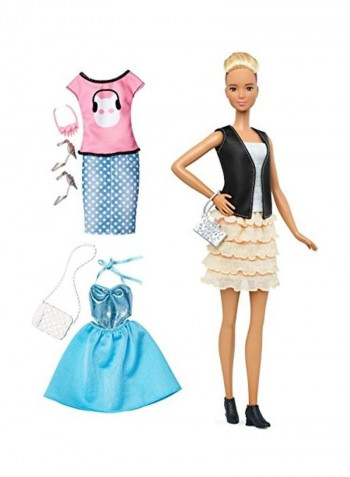 2-Piece Dress With Fashion Doll 2x13inch
