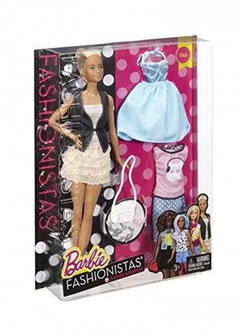 2-Piece Dress With Fashion Doll 2x13inch