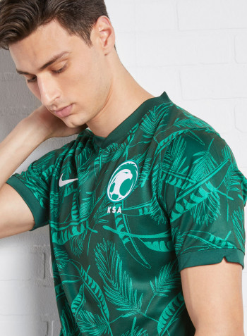 Saudi Short Sleeve Away Jersey LUCID GREEN/PRO GREEN/WHITE