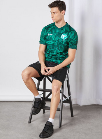 Saudi Short Sleeve Away Jersey LUCID GREEN/PRO GREEN/WHITE