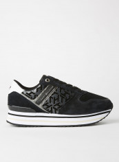 Metallic Flatform Sneakers Black reviews Metallic Flatform Sneakers Black