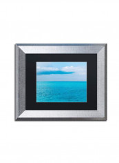 Open Water Blues I Framed Wall Art multicolour 18 x 24inch