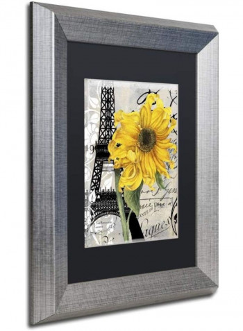 Paris Bistro Viii Canvas Wall Art Black 6 x 19inch