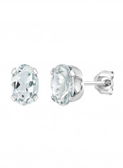 925 Sterling Silver Aquamarine Stud Earrings reviews 925 Sterling Silver Aquamarine Stud Earrings