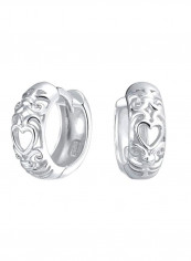 925 Sterling Silver Heart Cut Out Hoop Earrings reviews 925 Sterling Silver Heart Cut Out Hoop Earrings