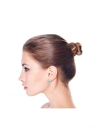925 Sterling Silver Heart Cut Out Hoop Earrings