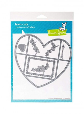 Custom Heart Shaped Die Cut Silver