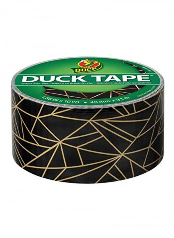 Printed Duct Tape Black/Beige