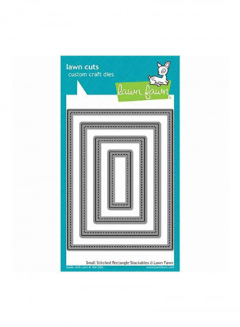 4-Piece Lawn Cuts Custom Craft Die Grey/Black
