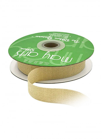 Metallic Ribbon Roll Gold