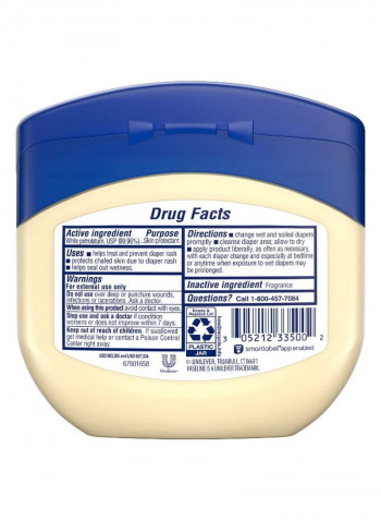 4-Piece Pure Petroleum Jelly Cream white/blue 368g