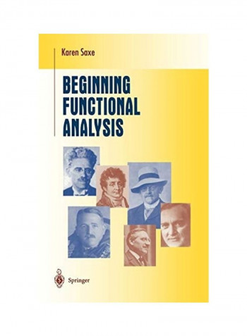 Beginning Functional Analysis Hardcover English by Karen Saxe