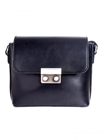 Polyester Blend Crossbody Bag LWSL00242BLACK Black