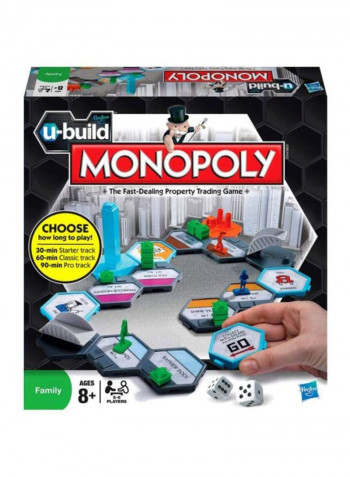 U-Build Monopoly Board Game 18361