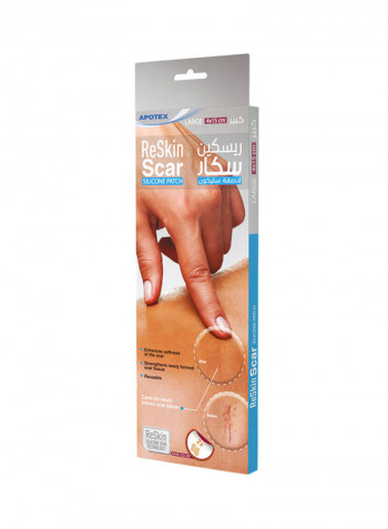 Pack Of 2 Scar Silicon Patch 4 x 15 cm