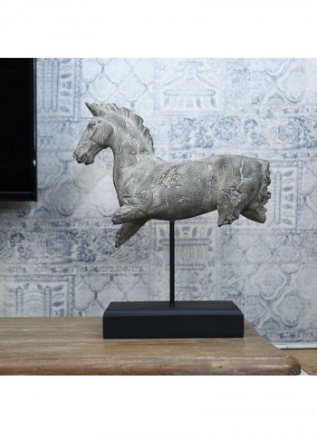 Incomplete Horse Sculpture Grey