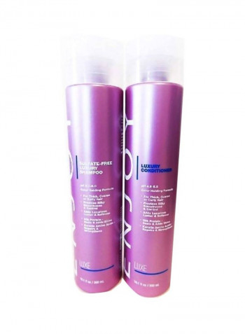 Sulfate-Free Luxury Shampoo And Conditioner Set 10.1ounce