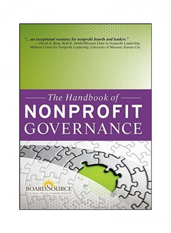 The Handbook Of Nonprofit Governance Hardcover