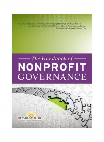The Handbook Of Nonprofit Governance Hardcover