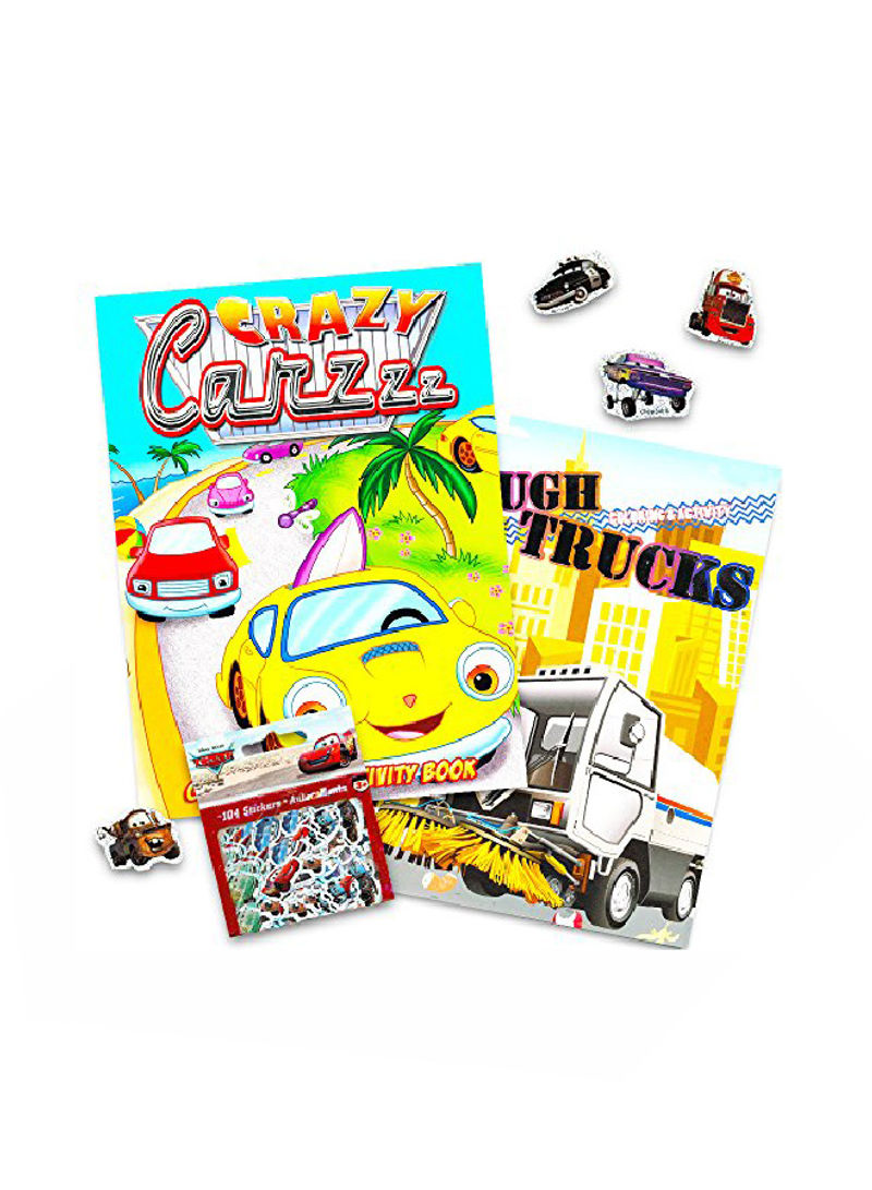 200-Piece Sticker And Coloring Book Set
