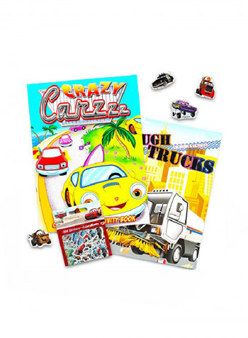 200-Piece Sticker And Coloring Book Set
